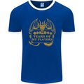 Tears of My Players RPG Role Playing Games Mens Ringer T-Shirt FotL Royal Blue/White