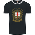 All Men Are Born Equal English England Mens Ringer T-Shirt FotL Black/White