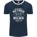 This Is What a Retired Welder Looks Like Mens Ringer T-Shirt FotL Navy Blue/White