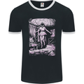 Multiverse 3rd Dimension SCI-FI Universe Mens Ringer T-Shirt FotL Black/White