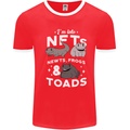 NFT Newts Frogs Toads Mens Ringer T-Shirt Red/White