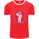 Happy Single Awareness Day Mens Ringer T-Shirt FotL Red/White