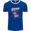 Possum Anatomy Mens Ringer T-Shirt FotL Royal Blue/White