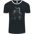 A Frog With an Eyepatch Mens Ringer T-Shirt FotL Black/White