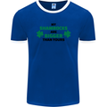 My Shamrocks Funny St. Patrick's Day Boobs Mens Ringer T-Shirt FotL Royal Blue/White