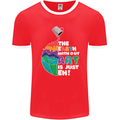 The Earth Without Art Is Just EH Artist Mens Ringer T-Shirt FotL Red/White