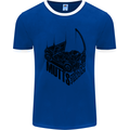 MUTTS Military Utility Tactical Trucks 4x4 Mens Ringer T-Shirt FotL Royal Blue/White