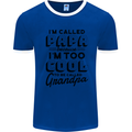 Grandparents Day Im Called Papa Mens Ringer T-Shirt Royal Blue/White