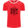 New Soul Rock n Roll Mens Ringer T-Shirt Red/White