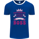 Sagittarius Girl Birthday 21st 30th 40th 50th Mens Ringer T-Shirt FotL Royal Blue/White