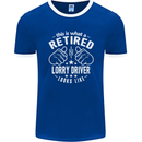 A Retired Lorry Driver Looks Like Mens Ringer T-Shirt FotL Royal Blue/White