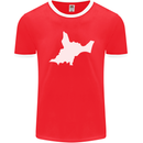 Newborn Baby Christening New Birth Mum Dad Mens Ringer T-Shirt FotL Red/White