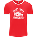 Daddy & Sons Best Friends for Life Mens Ringer T-Shirt FotL Red/White