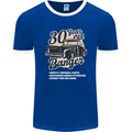 30 Year Old Banger Birthday 30th Year Old Mens Ringer T-Shirt FotL Royal Blue/White