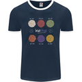 Beans Vegan Kidney Soy Lentils Vegetarian Mens Ringer T-Shirt FotL Navy Blue/White