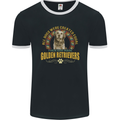 A Retriever Dog Mens Ringer T-Shirt FotL Black/White