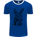Rabbit Ecology Mens Ringer T-Shirt FotL Royal Blue/White