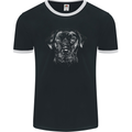 A Labrador Retriever Dog Mens Ringer T-Shirt FotL Black/White