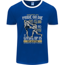 Pride MMA Muay Thai Mixed Martial Arts Mens Ringer T-Shirt FotL Royal Blue/White