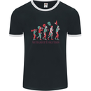 Evolution of a Guitarist Mens Ringer T-Shirt FotL Black/White