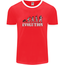 Fireman Evolution Mens Ringer T-Shirt FotL Red/White