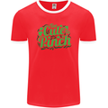 Too Cute to Pinch St. Patrick's Day Mens Ringer T-Shirt FotL Red/White