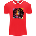 Fathers Day Gaming Mens Ringer T-Shirt FotL Red/White