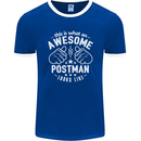 This Is What an Awesome Postman Looks Like Mens Ringer T-Shirt FotL Royal Blue/White