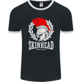 Skinhead Roman Helmet Spartan Punk Music Mens Ringer T-Shirt FotL Black/White