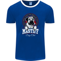 Mastiff Heart Funny Dog Mens Ringer T-Shirt FotL Royal Blue/White