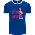 Not Weird Just More Creative Than You Art Mens Ringer T-Shirt FotL Royal Blue/White