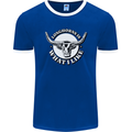 Longhorns is What I Like Cow Cattle Mens Ringer T-Shirt FotL Royal Blue/White