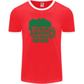 Been Irish for Many Beers St. Patrick's Day Mens Ringer T-Shirt FotL Red/White