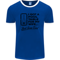 A Pool Cue for My Wife Best Swap Ever! Mens Ringer T-Shirt FotL Royal Blue/White