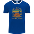 Save the Neck For Me Clark Christmas Movie Mens Ringer T-Shirt FotL Royal Blue/White