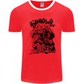 It's Foraging Time Funny Forager Mens Ringer T-Shirt FotL Red/White