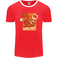 Nuttieer Than a Squirrel Fart Funny Farting Mens Ringer T-Shirt FotL Red/White