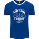 This Is What an Awesome Labourer Looks Like Mens Ringer T-Shirt FotL Royal Blue/White