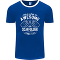 An Awesome Scaffolder Looks Like Mens Ringer T-Shirt FotL Royal Blue/White