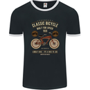 Bike Built for Speed Cycling Bicycle Mens Ringer T-Shirt FotL Black/White