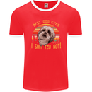 Best Dog Ever I Shih Tzu Not Funny Mens Ringer T-Shirt FotL Red/White