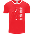 Original Rude Boy 2Tone 2 Tone SKA Mens Ringer T-Shirt FotL Red/White