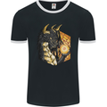 Dragon Dice RPG Role Playing Games Fantasy Mens Ringer T-Shirt FotL Black/White