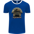 Old Truckers Never Die Lorry Driver Lorries Mens Ringer T-Shirt FotL Royal Blue/White