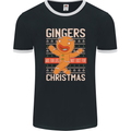 Gingers Are for Life Not Just for Christmas Mens Ringer T-Shirt FotL Black/White