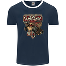 An American Original Hotrod Mens Ringer T-Shirt FotL Navy Blue/White