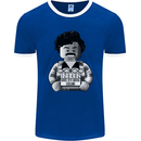 Pablo Escobar Mens Ringer T-Shirt FotL Royal Blue/White