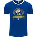 A Goldendoodle Dog Mens Ringer T-Shirt FotL Royal Blue/White