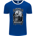 With Great Beard Comes Great Responsibility Mens Ringer T-Shirt FotL Royal Blue/White