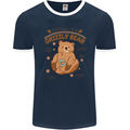 Anatomy of a Grizzly Bear Mens Ringer T-Shirt FotL Navy Blue/White